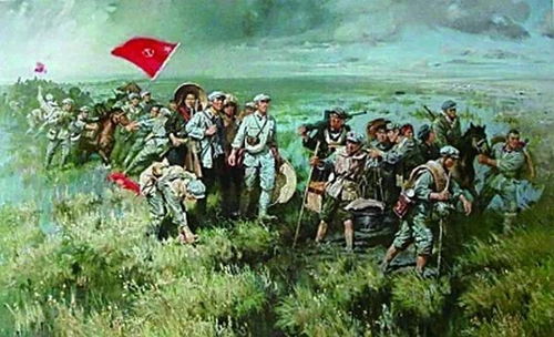 红军长征精神感悟，红军长征精神绘画作品