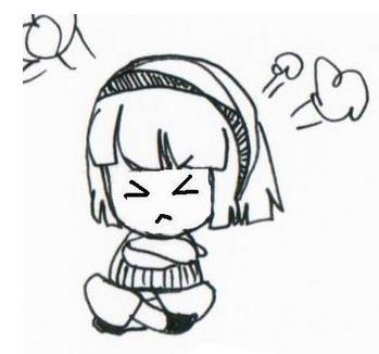 生气简笔画表情可爱，生气简笔画表情