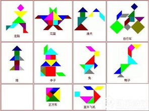 用七巧板能拼什么图形，七巧板能拼成哪些图形