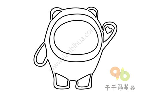 冬奥会简笔画图片大全，2022冬奥会简笔画