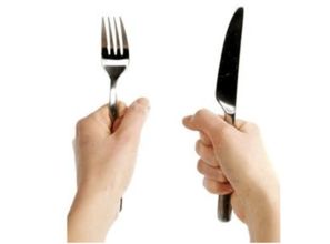 刀叉的正确拿法，左手拿刀还是右手拿刀?