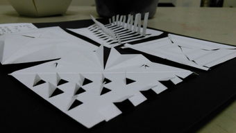 半立体构成作品及做法不切多折，半立体构成作品及做法教程