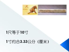 一尺等于几寸一寸等于几厘米，一寸等于多少厘米