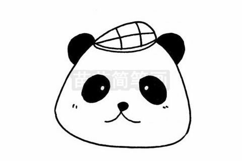 熊猫画法简笔画，熊猫画法简笔画图片可爱