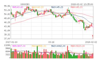 哈飞股份股票行情，600038
