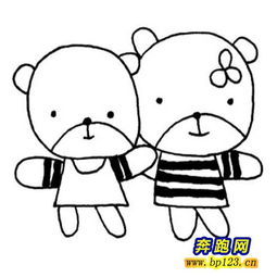 小熊怎么画简单又可爱，小猫图片简笔画