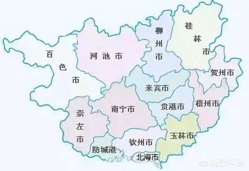 广西有哪些市和县名字，广西有多个市,多少个县