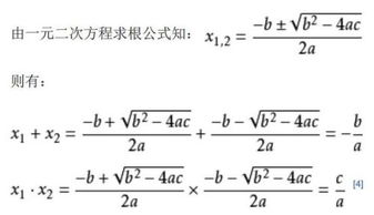 二次方程的求根公式推导过程，二次方程的求根公式虚数根