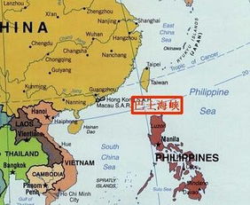 巴士海峡地形图，巴士海峡在哪个位置