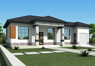 二层平房设计图及效果图，农村一层平房房屋设计图及效果图