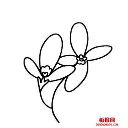 花画法简单好看，花画法简笔画