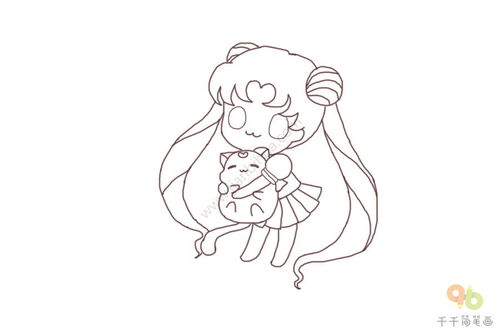 100种女生可爱简笔画，少女简笔画简单又漂亮