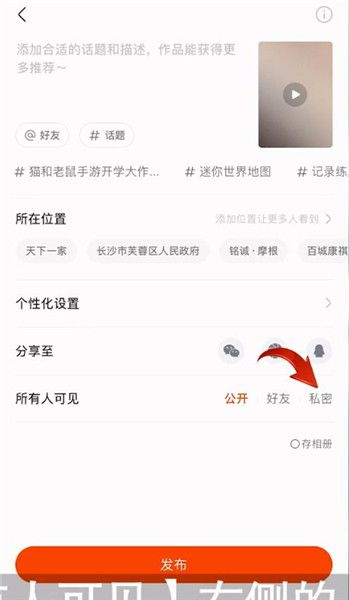 快手怎么设置私密作品苹果手机，快手怎么设置私密作品不可见