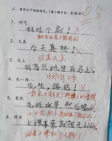 用真像造句一年级，又又像造句一年级