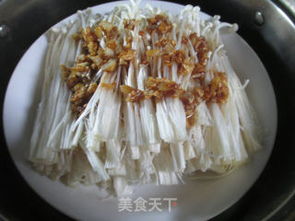 蒜茸金针菇的做法大全视频，蒜茸金针菇的做法大全图解