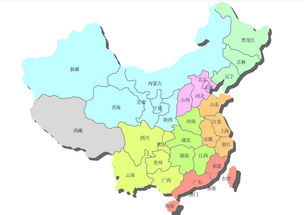 中国34个省
