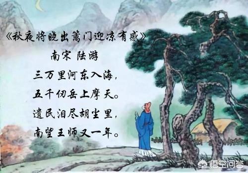 秋夜将晓出篱门迎凉有感古诗意思
