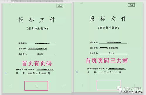 如何制作标书目录