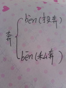 奔组词有哪些