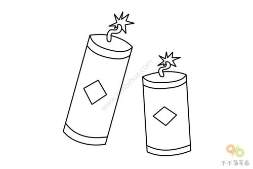 爆竹简笔画
