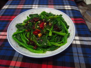 菠菜凉拌的做法
