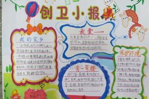 创建卫生城市手抄报内容