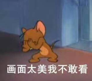 画面太美我不敢看
