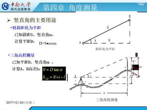 角度测量
