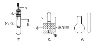 铜和浓硝酸反应
