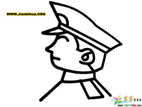 士兵简笔画
