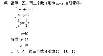 数学的二元一次方程应用题技巧