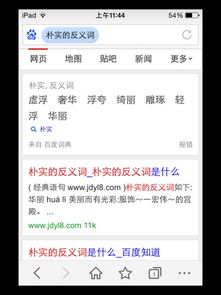 朴素的反义词