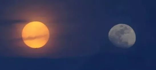 为何太阳和月亮同时出现?