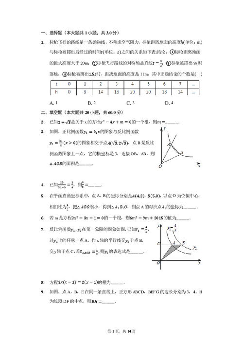 数学题大全