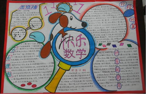 六年级下册数学小报怎么写