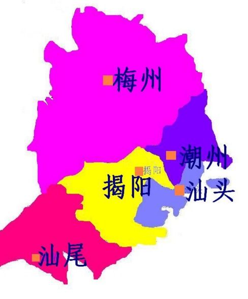 中国的广东省有哪些城市?