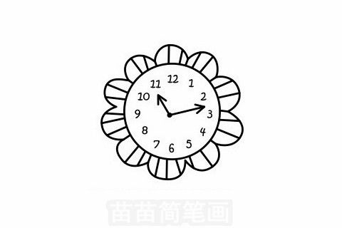 钟表简笔画
