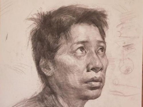 素描画人头难不难呀?