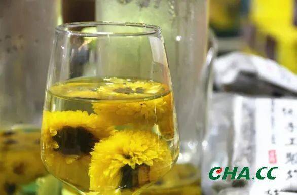 菊花茶变绿怎么回事
