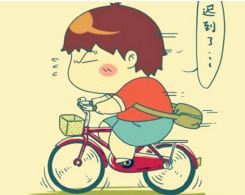 迟到的英文
