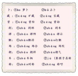 分的多音字有什么