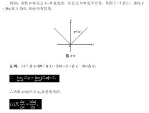 函数可导的条件及定义
