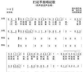 打起手鼓唱起歌的歌词 歌曲打起手鼓唱起歌的歌词