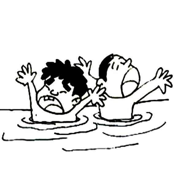 防溺水简笔画
