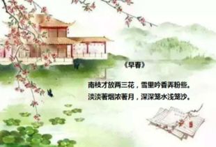 早春古诗的意思
