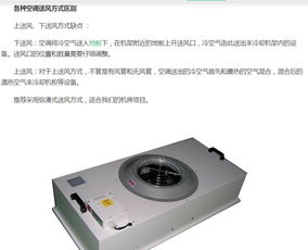 空调送风模式是什么意思
