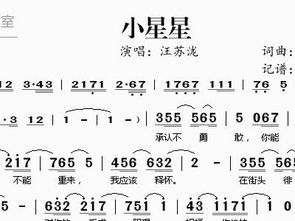 小星星歌词汪苏泷
