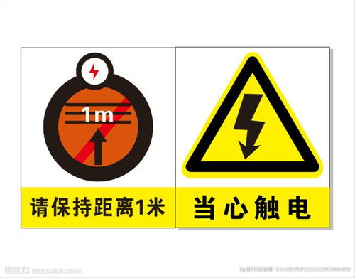 安全用电标志图片
