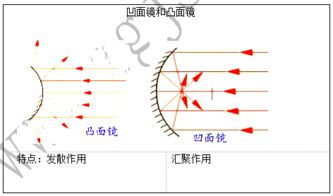 凸面镜与凹面镜的特点和运用,谁能告诉我?