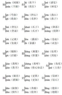 分的多音字组词
